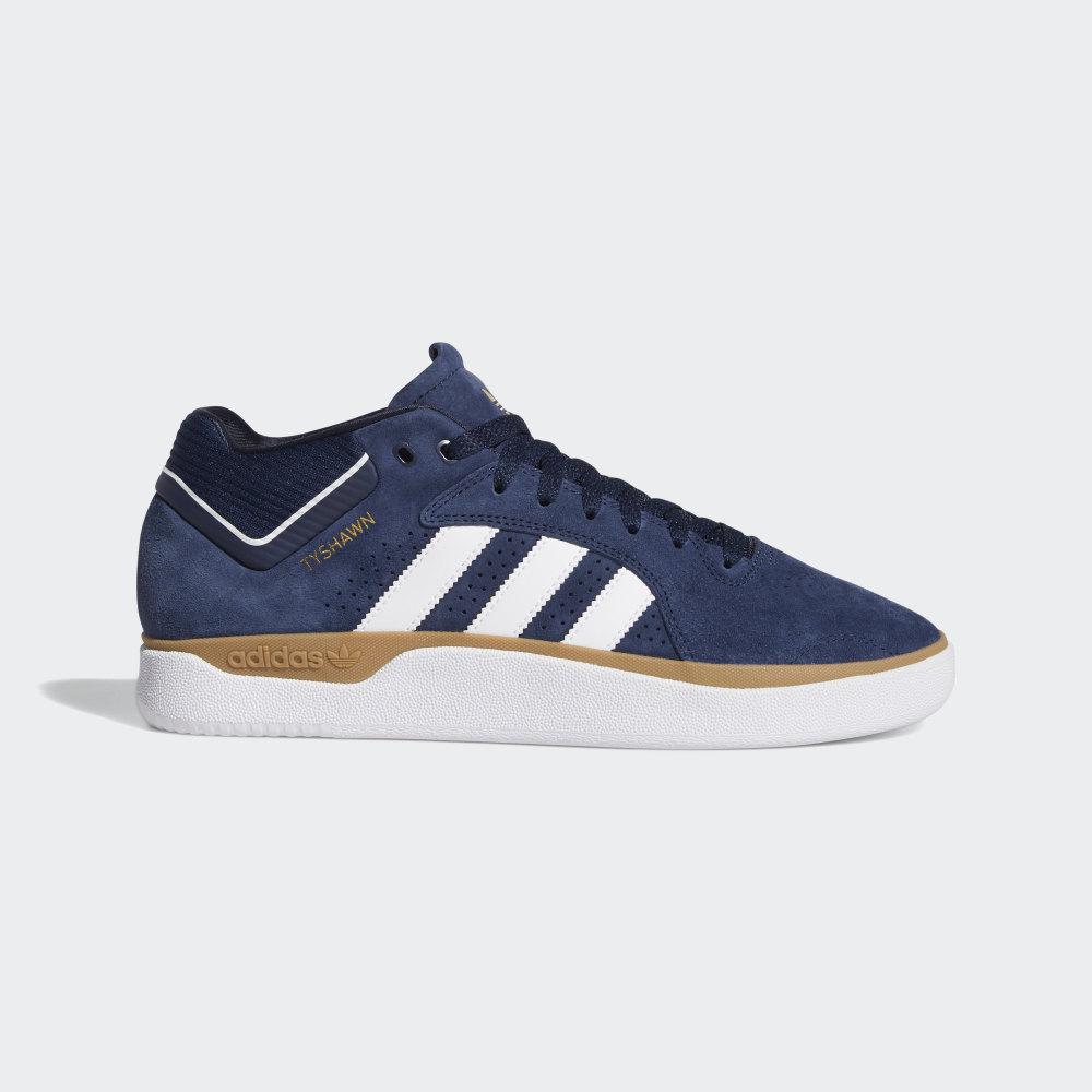 Adidas Men's Tyshawn Skate Shoes Navy/White Ireland EF8518